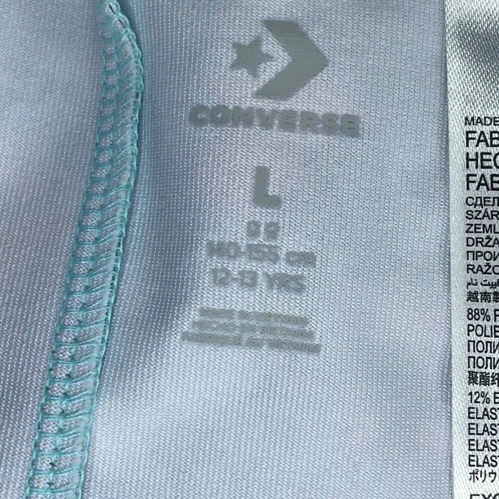 Converse Printed Paint Splatter High Rise Leggings Sz L 12/13
